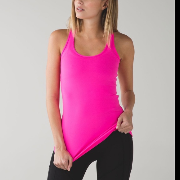 lululemon athletica Tops - Lululemon Cool Racerback Tank Hot Pink